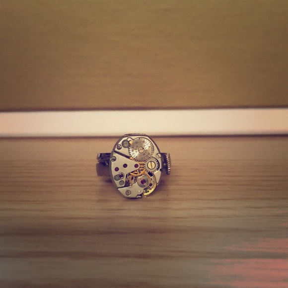 Rewind Jewelry Jewelry - Ring made from vintage timepiece
